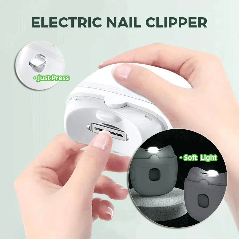 Electric Nail Clipper for Kids and Adults with Light