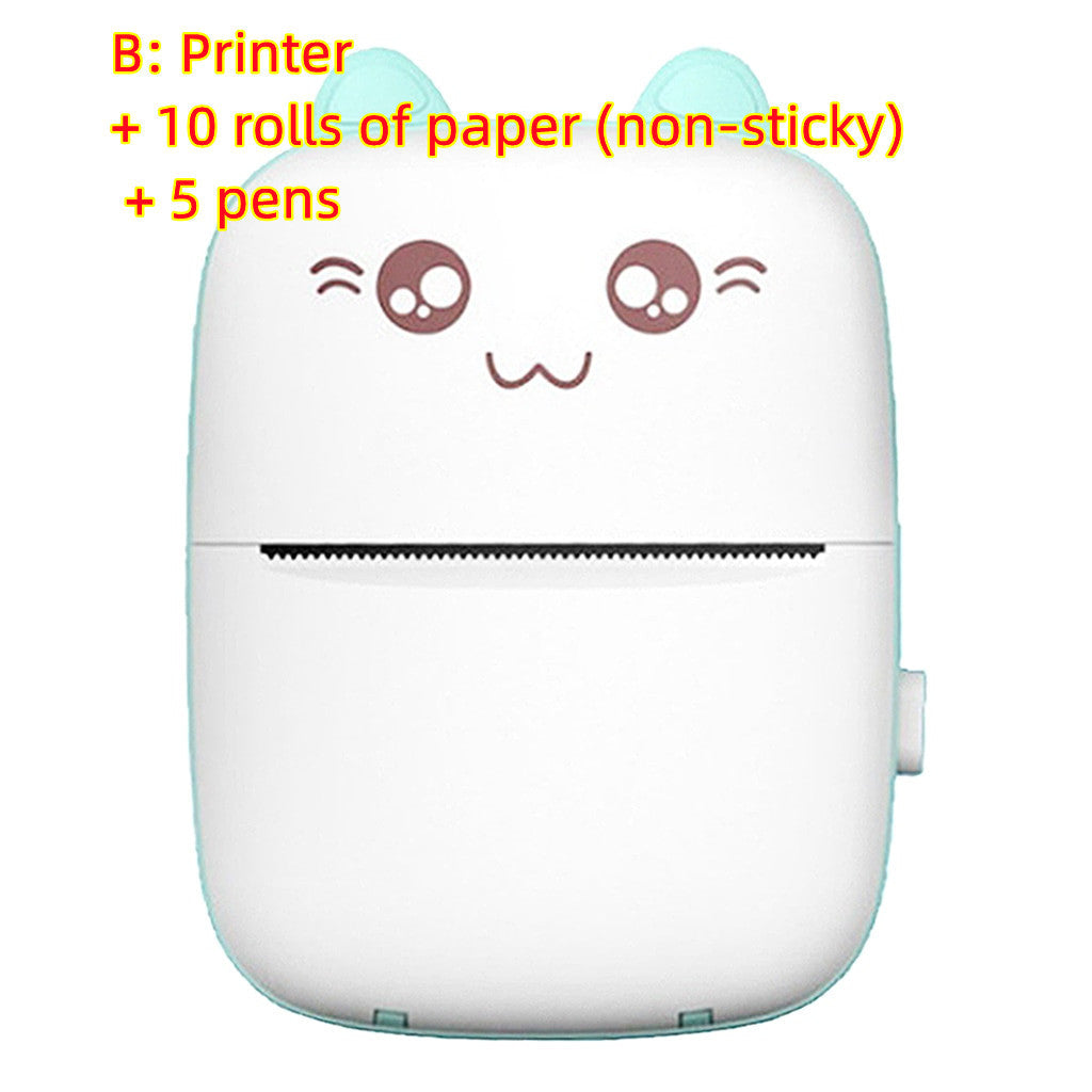 Mini portable bluetooth wifi printer