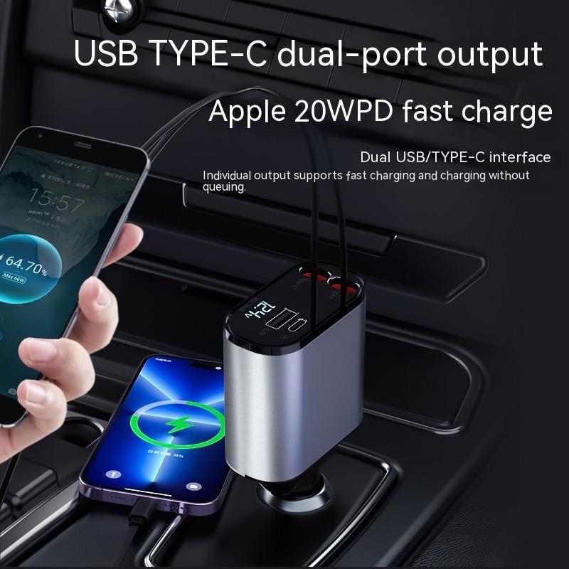 TurboCharge Pro 100W – Fast and flexible car charger for optimal performance!