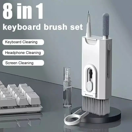 8 in 1 Screen Cleaning Kit, for Cleaning Phone Screen, Camera, Laptop, Earphones